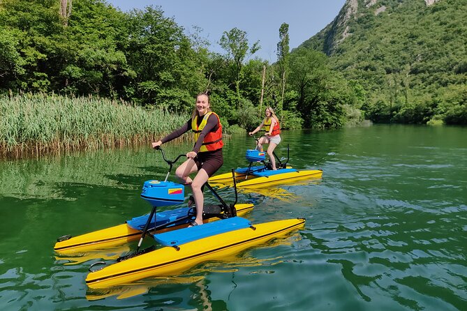 1 st Waterbike Safari in the World - First steps: meeting up and getting on the Cetina