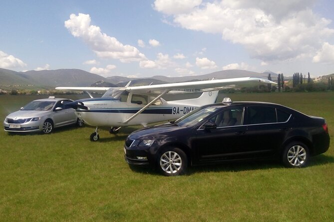 Airport Split: Private Transfer from Split - Where you’ll end up: Split Airport drop-off area