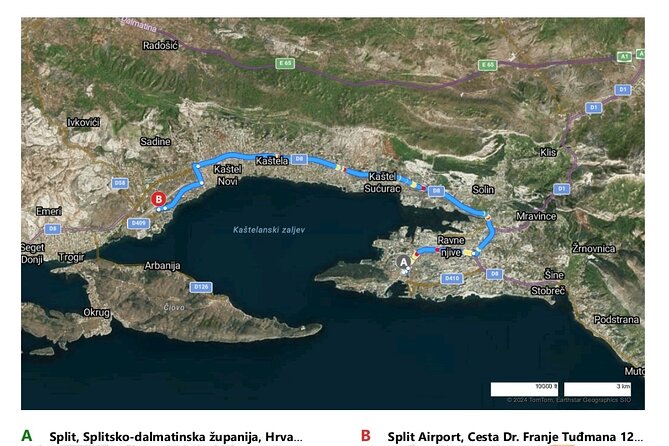 Airport Split: Private Transfer from Split - Meeting your driver in Split: the easy part that needs your details
