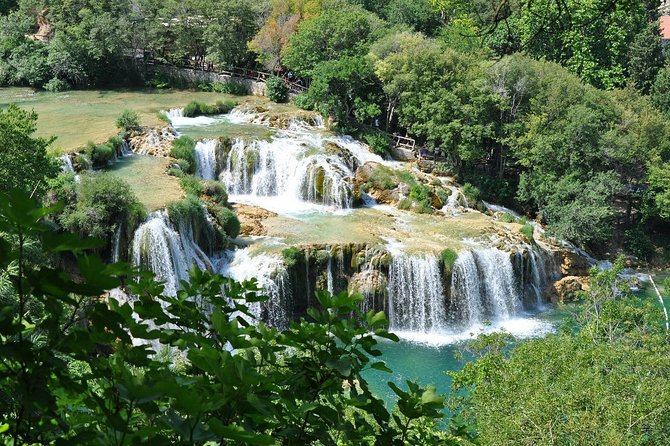 All inclusive luxury Krka waterfalls trip from Split or Trogir. - Bibich Winery tasting: included wine, optional lunch if you plan ahead