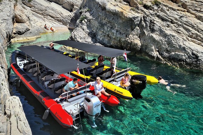 Blue Cave & Hvar, 5 Islands Speedboat with Luxury Seats in Shade - Price and Value: What $95.53 Really Buys