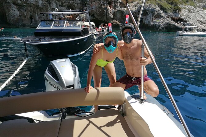 BLUE LAGON & 3 islands full day private speedboat tour - Solta near Necujam: calm-bay snorkeling and a sunken shipwreck