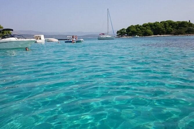 Blue Lagoon & three islands: 5 hours half day relax tour - Blue Lagoon / Krknjasi Bay: the big beach stop with admission included