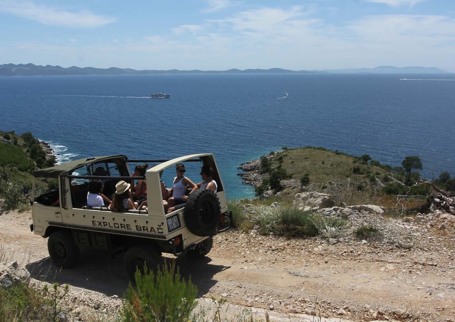 Brač: Island Exploration Tour by Four-Wheel Drive Jeep - Key highlights at a glance