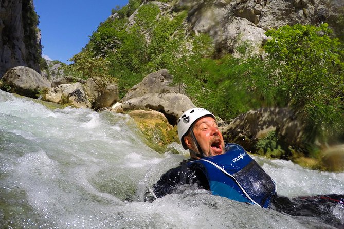 Canyoning basic on Cetina river from Omiš - From Omis to Zadvarje: gear up, then get your head right