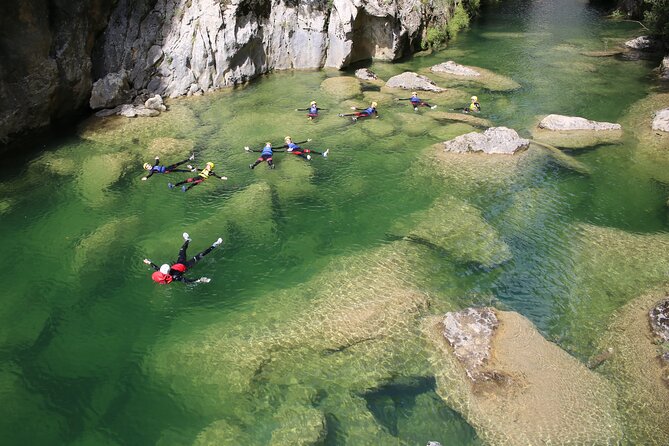 Extreme Canyoning on Cetina River from Split or Zadvarje - The Great Gubavica rappel: the moment everyone plans for