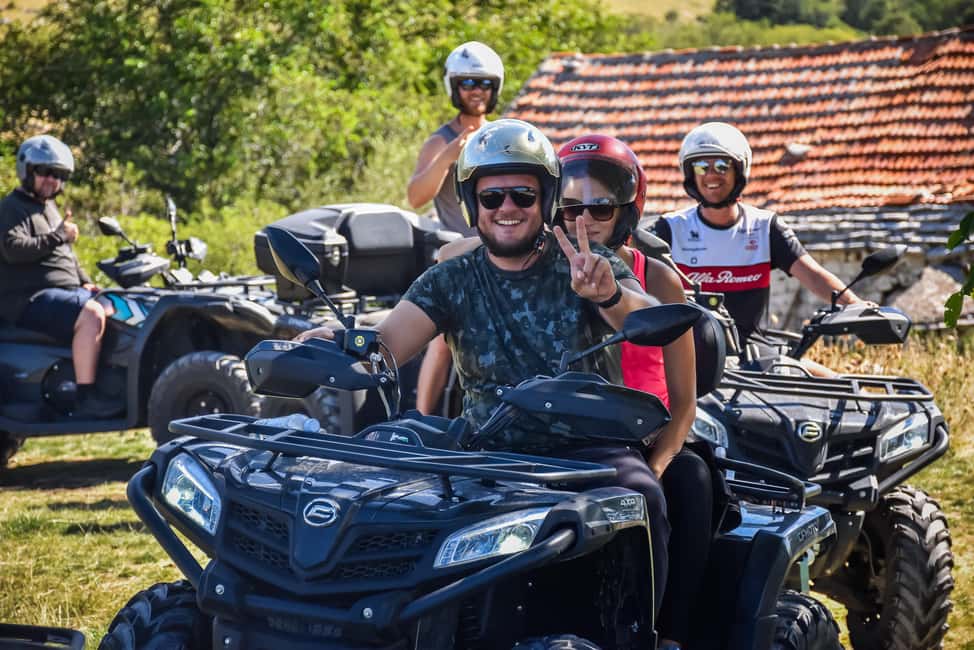 From Split: ATV Dinara Mountain Tour with Picnic - From Safety Briefing to Real Trail Time