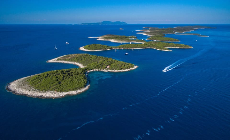 From Split: Blue Cave & 5 Islands Amazing Speedboat Tour - Blue Cave plus views of Pakleni Islands: the glow, then the open-sea scenery
