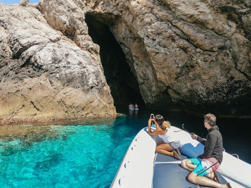 From Split: Blue Cave & 5 Islands with Vis & Hvar Boat Tour - Hvar City: Lunch, Architecture, and Time to Breathe