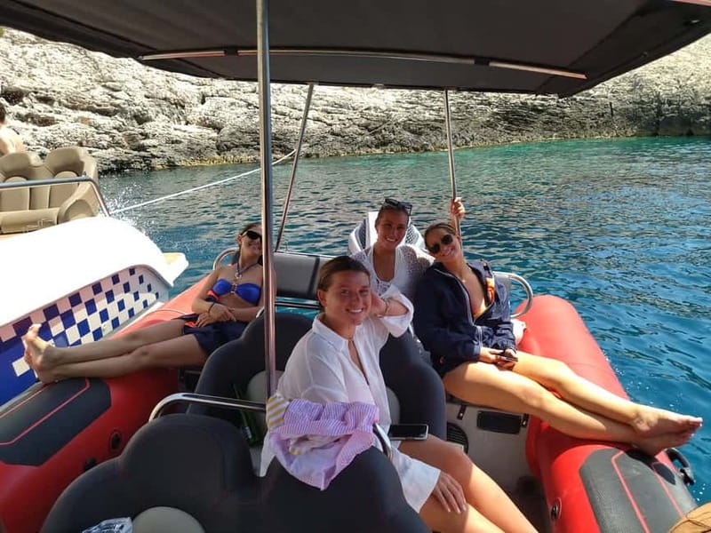 From Split: Blue Cave, Hvar, Mamma Mia, 5 Islands boat Tour - Stop 3: Komiža on Vis Island for swimming + real wandering time