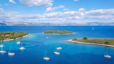 From Split: Blue Lagoon and 3 Island Boat Tour - Trogir UNESCO town stops: old stone, real walking time
