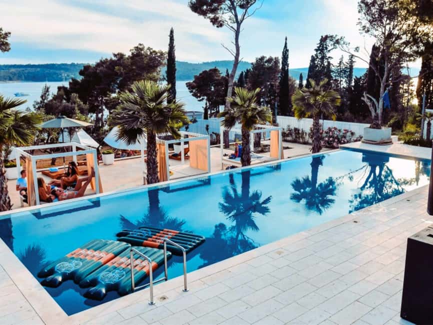 From Split: Brač Island Beach Bar and Pool Party - Split to Brač: the boat timing that sets the tone