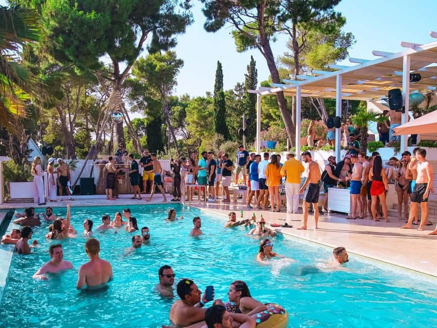 From Split: Brač Island Beach Bar and Pool Party - Soul Rehab Pool Party at Milna: DJs, performers, and the sound check you can feel