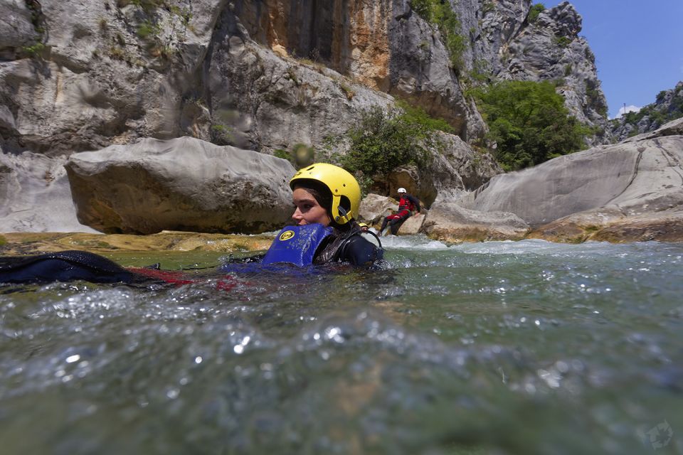 From Split: Canyoning on the Cetina River - Swims, Natural Pools, and Optional Jumps Off Rocks