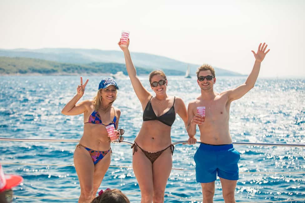 From Split: Catamaran Cruise to Golden Horn & Brač island. - The day flow: from Split sail to Bol’s viewpoint and beach