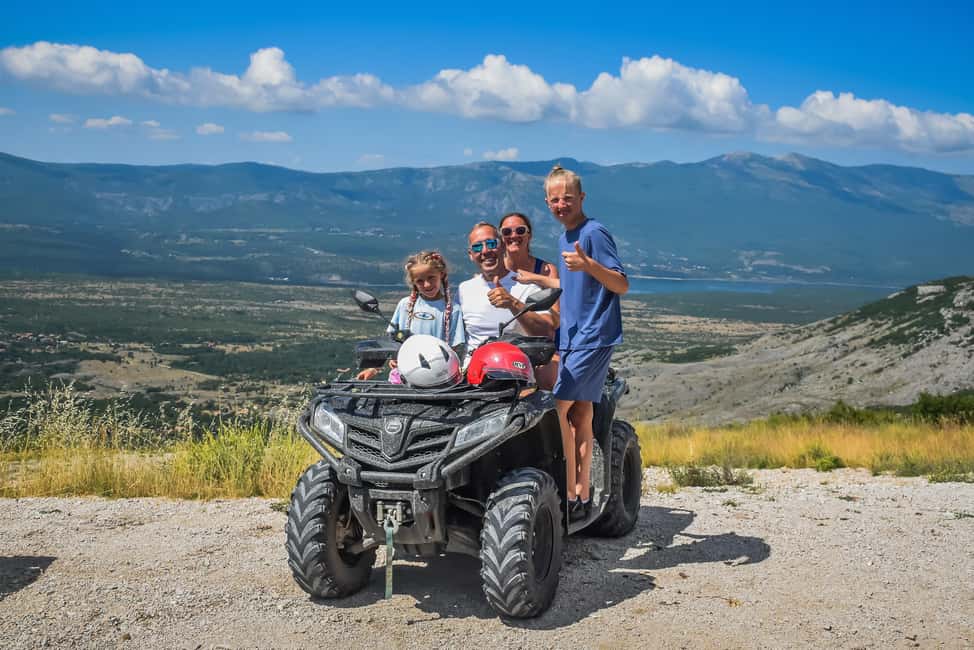From Split: Cetina Family Quad Tour with Picnic - 40 km of riding: what each stretch feels like