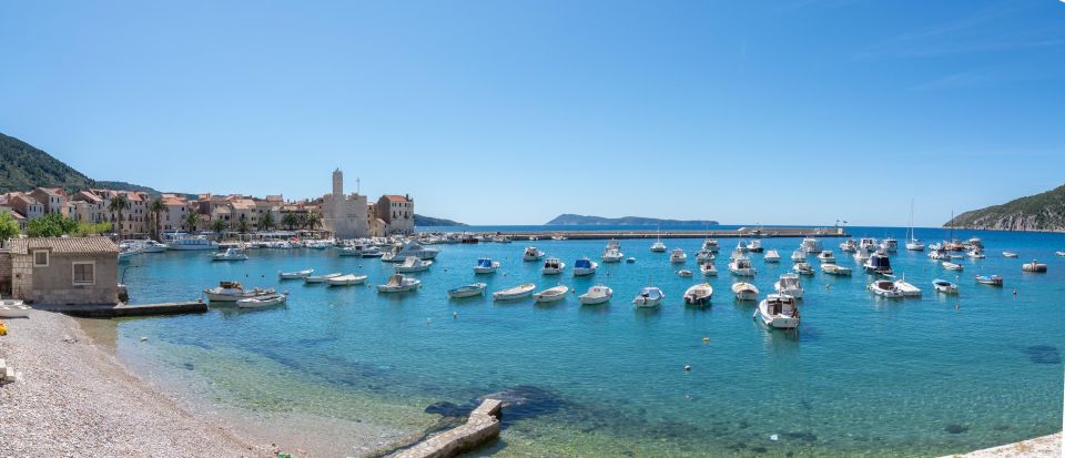 From Split, Croatia: Blue Cave & Hvar 5 Islands tour - Komiža and Stiniva Cove: Village Views Plus Real Swim Time