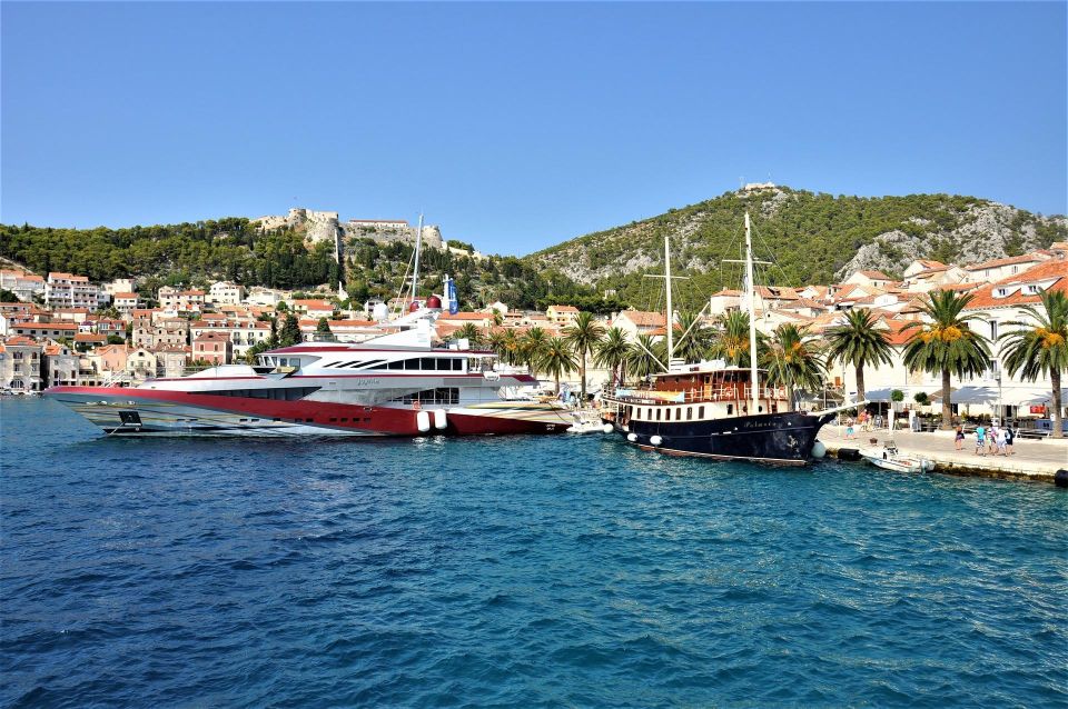 From Split, Croatia: Blue Cave & Hvar 5 Islands tour - Hvar Island: Old Town Walking Time and Lunch on Your Terms