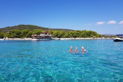 From Split: Half-Day Blue Lagoon and 3 Islands Boat Tour - Trogir Stop: Narrow Streets, Quick Photos, and Optional Coffee