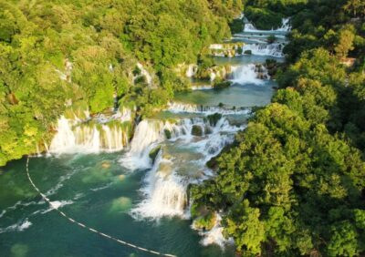 From Split: Krka Waterfalls Cruise & Trogir Walking Tour - Trogir Old Town UNESCO walk: medieval streets and bell-tower views