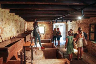 From Split: Krka Waterfalls, Food & Wine Tasting Tour - Krka National Park boardwalks and the power of Skradinski buk