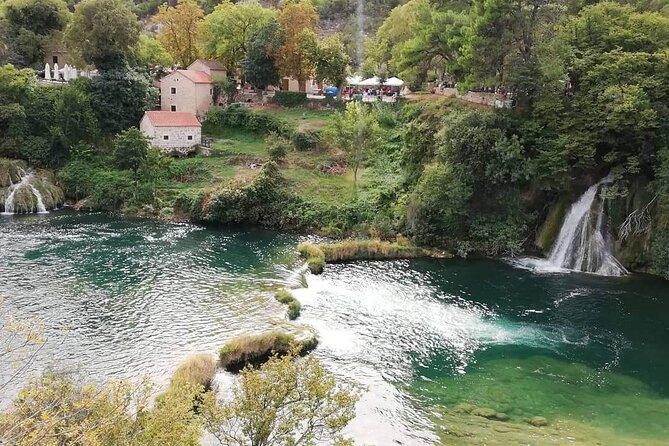 From Split or Trogir: Krka Waterfalls & Primošten Sightseeing - The Šibenik stop: useful context, but don’t count on everything being open