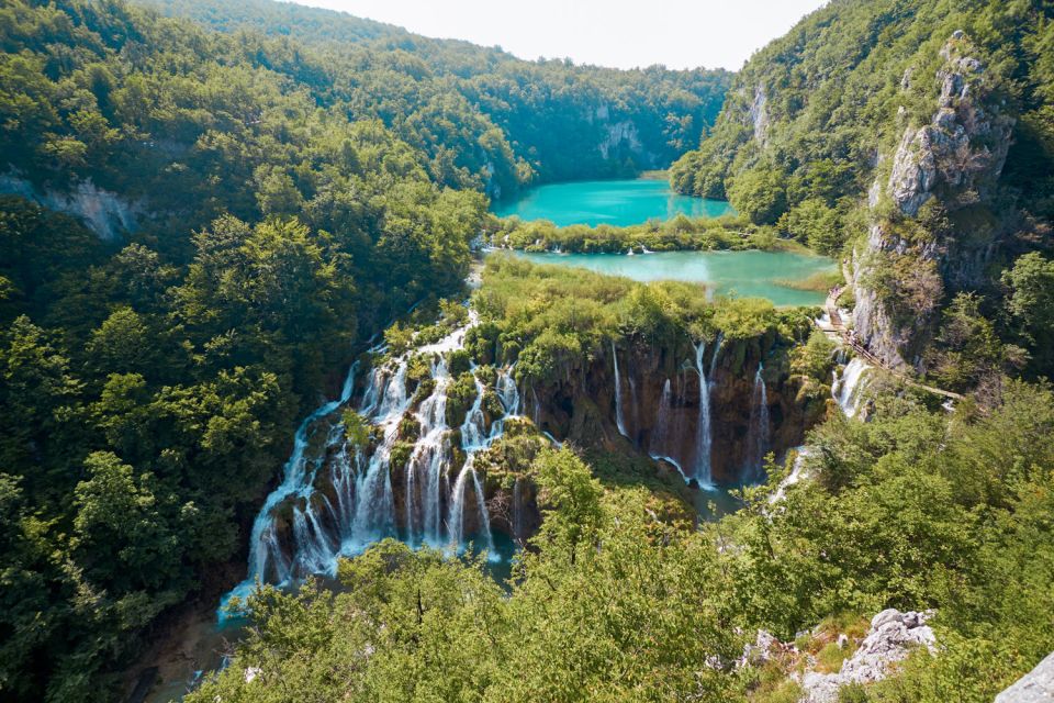 From Split or Trogir: Plitvice Lakes Guided Full-Day Tour - Prošćansko Lake and the electric train ride back