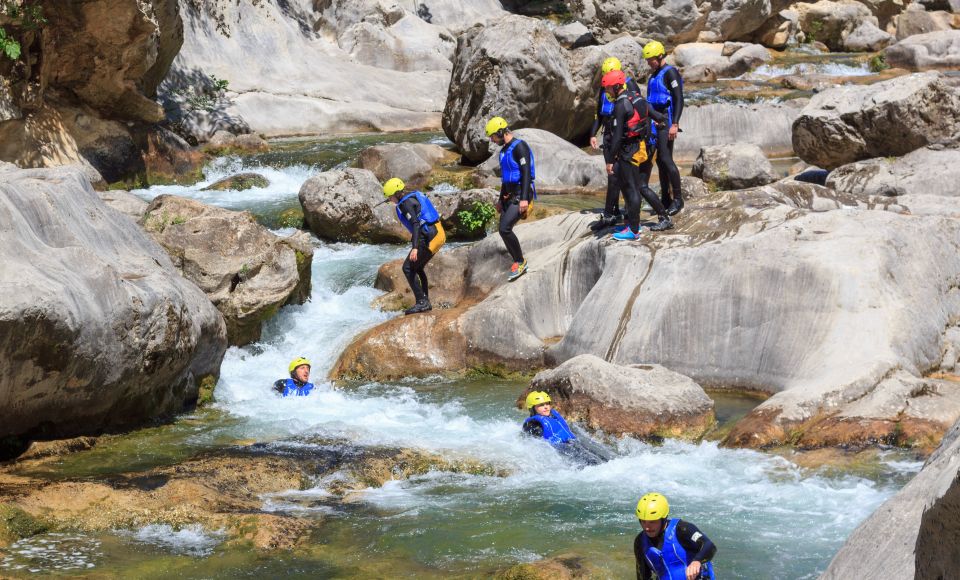 From Split or Zadvarje: Cetina River Canyoning - The canyon “warm-up”: crystal water, natural pools, and rock-to-rock hiking
