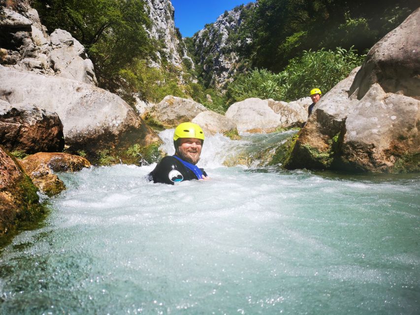 From Split or Zadvarje: Cetina River Canyoning - Rappels, rapids, and the run toward Gubavica waterfall