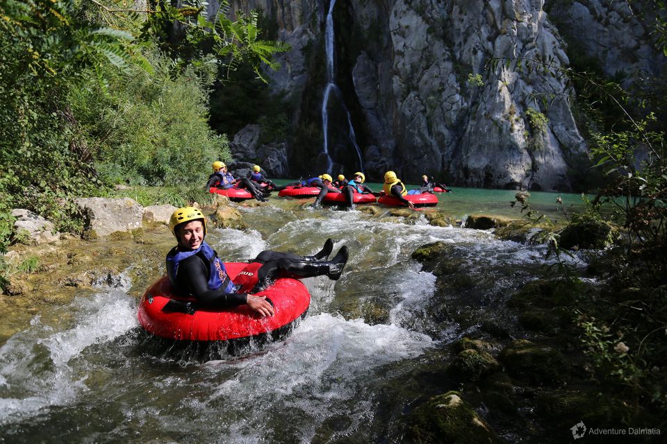 From Split: River Tubing on Cetina River - The Cetina tubing experience: calm drift, then playful rapids