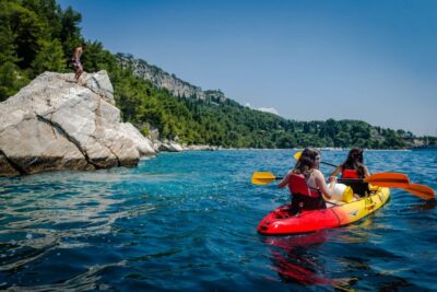 From Split: Sea Kayaking Tour - Kašjuni Beach: where the fun shifts from paddles to water and photos