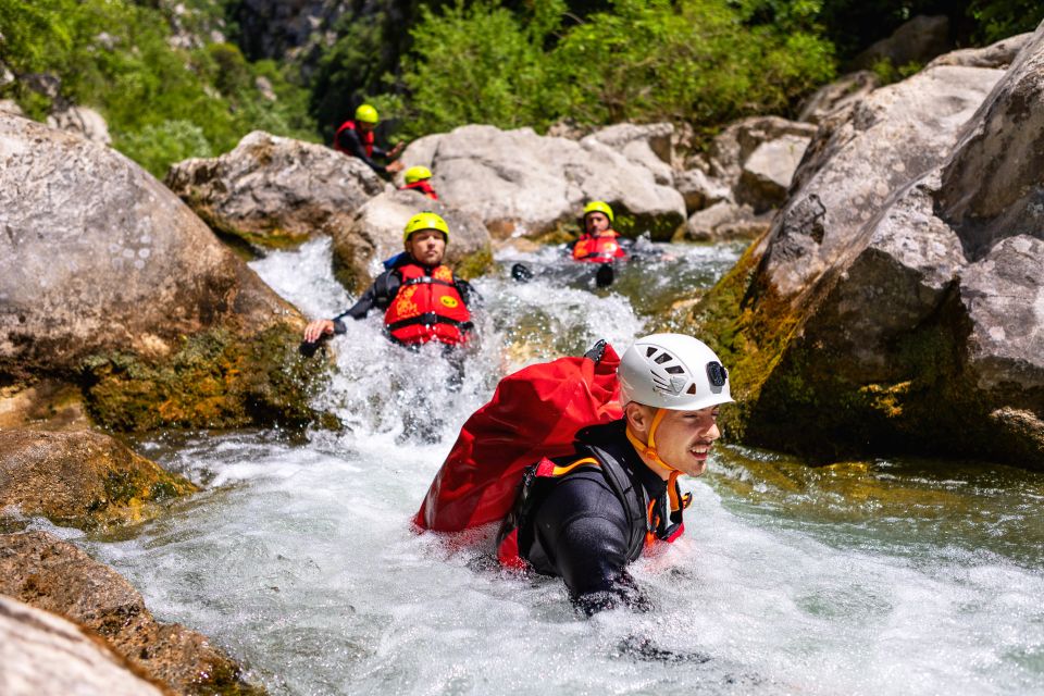 From Split/Šestanovac: Extreme Canyoning on Cetina River - How hard is it, really? Pace, endurance, and teamwork