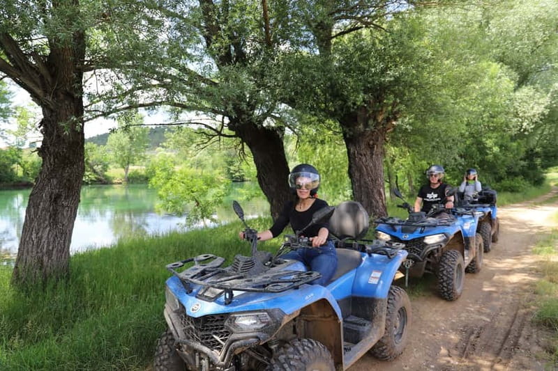 From Split: Three Rivers Quad Tour with Swimming and Lunch - Lunch by the Cetina: barbecue in a local riverside setting