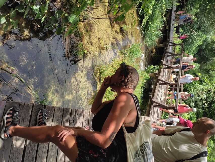 From Split & Trogir: Krka Waterfalls Day Tour with Boat Ride - The walk to the riverside areas: maps, herbs, and that “slow down” feeling