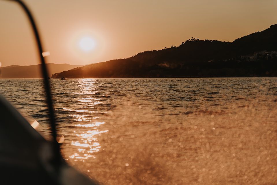 From Trogir: Sunset Private Tour - The swim stop among the islets: best for fit legs and an open mind