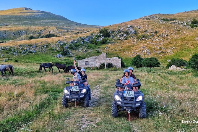 Full-Day Quad and Wild Horses Safari in Livno from Split - Quad time in Livno: safety gear and a guided route that makes the day