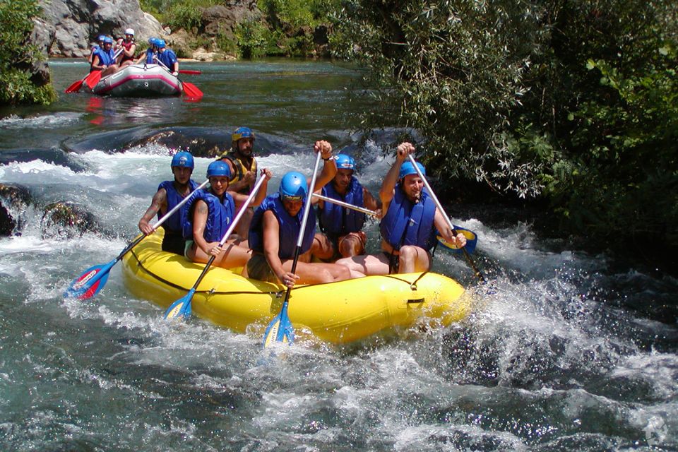 Half-Day Cetina River Rafting - On the river: Grade 2 energy, plus swim-stop fun