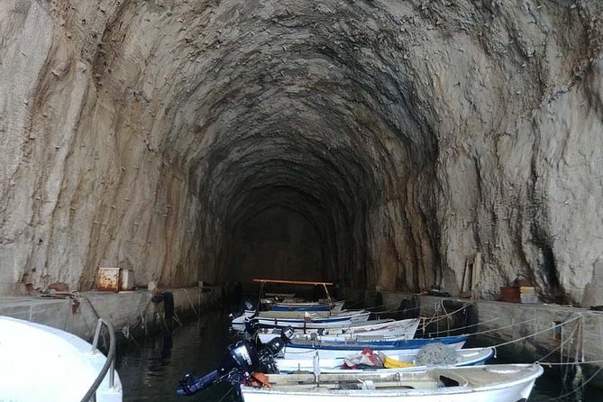Hvar-Brac-Solta speedboat tour from Split or Trogir - Brac Island: secret war tunnels and Vela Planica’s pebble-beach swim