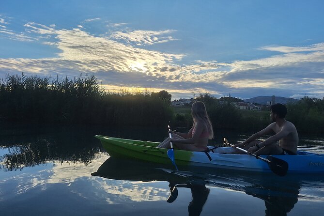 Kayak Sunset Tour In Split - Out to the open sea: cliffs, old houses, and the real sunset window