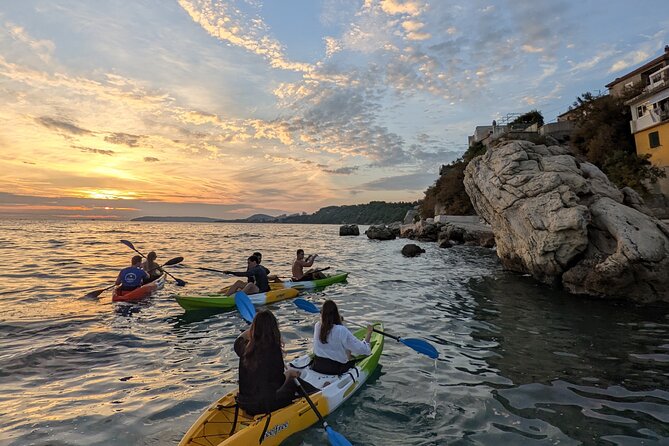 Kayak Sunset Tour In Split - Entering the water: river paddling in a calmer rhythm