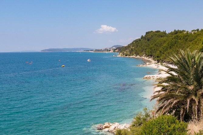 Kayaking in the Adriatic Sea with Snorkeling from Podstrana - Heading Toward the Mouth of the Zrnovnica River