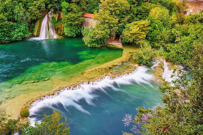Krka Waterfalls, Lake Cruise & Skradin - The guide makes the difference: Neno and Nicole in action