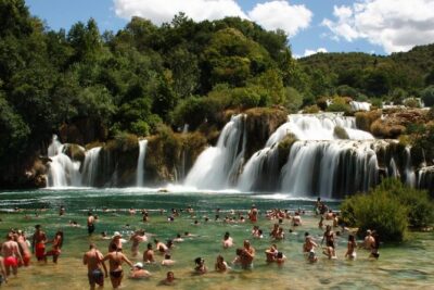 Krka waterfalls luxury tour for singles or couples - Skradin stop: the liqueurs-and-prosciutto break (and why it’s worth budgeting)