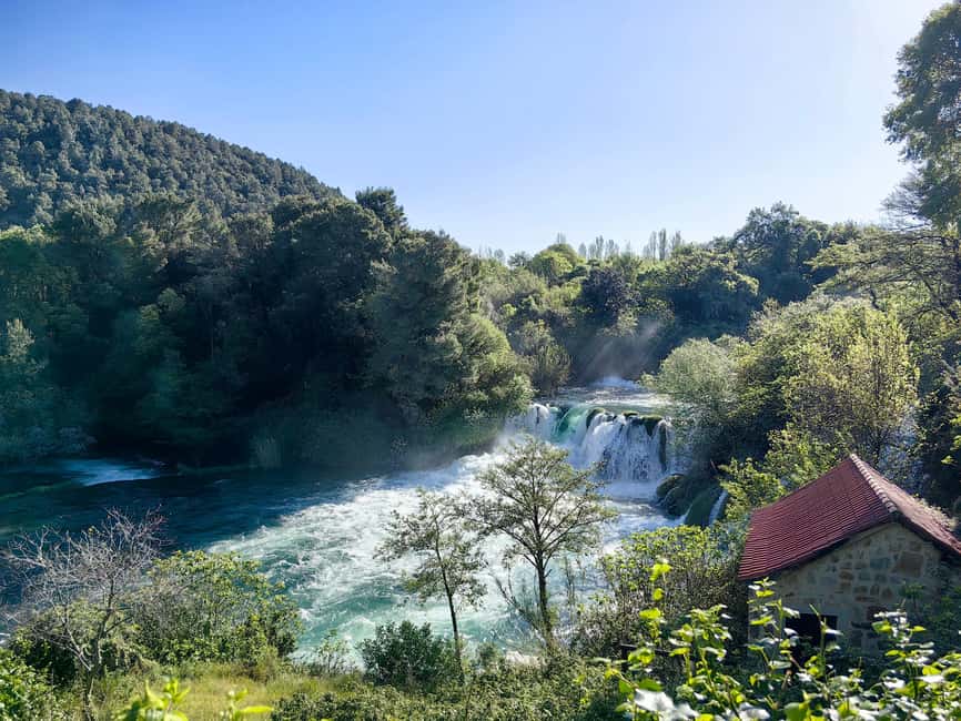 Krka waterfalls tour with lunch from Split - Rain, ponchos, and the crowd question