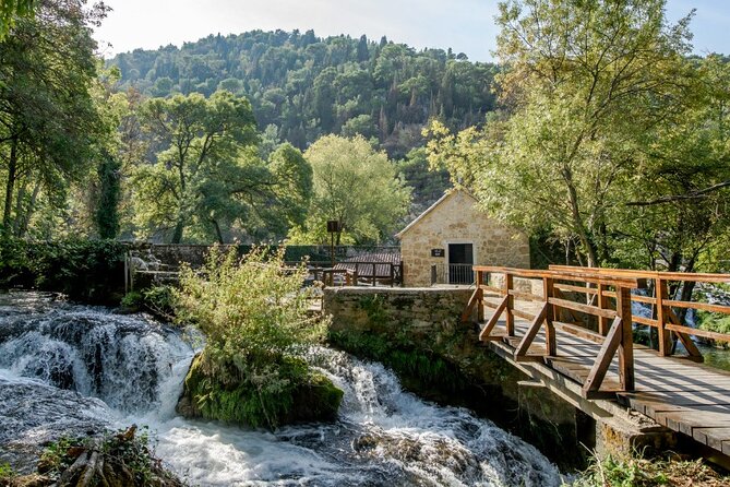 Krka Waterfalls tour with Trogir Walking tour and Krka panoramic boat cruise - Skradin break: lunch, swimming, and a calmer ending