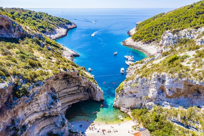 Luxury Blue Cave & 5 Islands Tour from Split - Vis Island and Stiniva Bay: Small Stops, Big Water Views