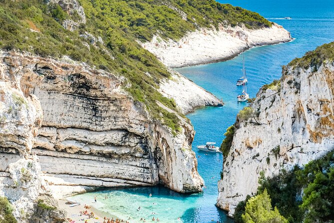 Luxury Blue Cave & Five Islands Tour from Split - Turquoise Lagoon snorkeling at Budikovac Island