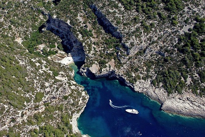 Luxury Boat - Blue Cave From Split Island-Hopping Full-Day Cruise, Hvar, Vis - Milna for Lunch and a Real Swim Window
