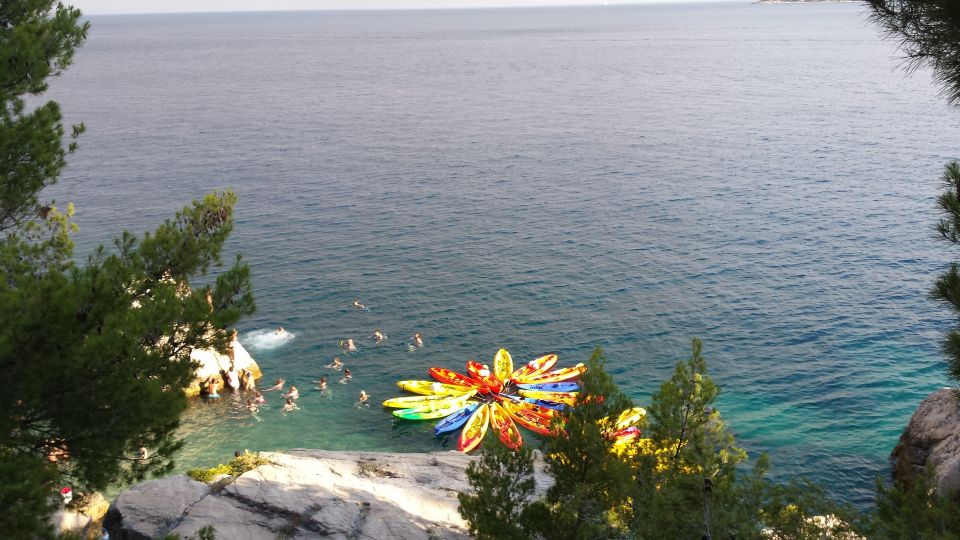 Morning Split Sea Kayaking Tour - First paddle: Bene Beach to Marjan Park without the city crowd