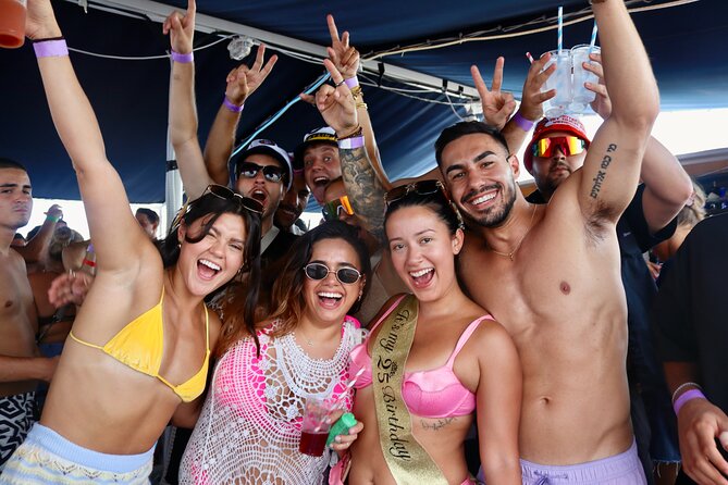 Out to Sea Split Boat Party w/ Blue Lagoon Swim, Dj & Afterparty - Top-dedeck dancefloor, live DJ, and how a 180-person boat party feels